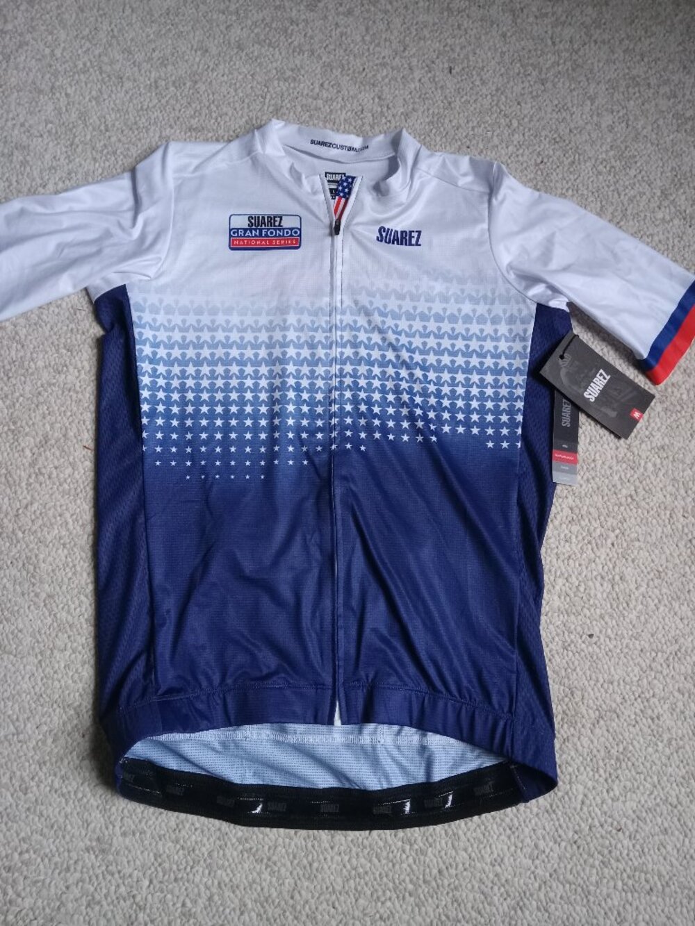 Mens NWT Suarez Cycling Jersey Size Large